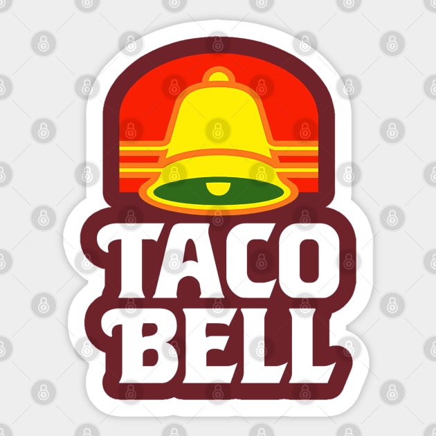 Taco Bell - Vintage Sticker by nicklower